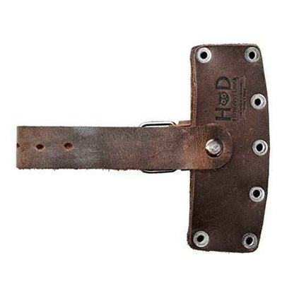 Hide & Drink, Lumberjack Hatchet Sheath, Rustic Case with Adjustable Strap, Protector Holster, Full Grain Leather, Handmade