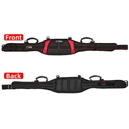 MELOTOUGH Padded work belt Comfortable Tool Belt with D rings£¬Heavy Duty Work Belts with handle strap for electrical,construction,plumber,carpenter (XXL)
