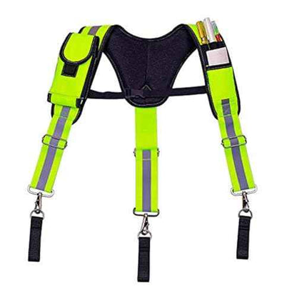 Safety Work Suspenders Tool Belt Suspenders, Heavy Duty Tool Belt Suspenders Reflective Safety Suspenders