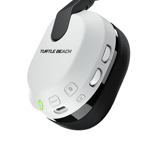Turtle Beach Stealth 600 Wireless Multiplatform Amplified Gaming Headset for Xbox Series X|S, Xbox One, PC, PS5, PS4, & Mobile – Bluetooth, 80-Hr Battery, Noise-Cancelling Mic – White