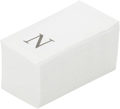 Luxenap 15.8 X 7.9 Inch Linen-Feel Guest Towels, 2000 Lettered Hand Towels
