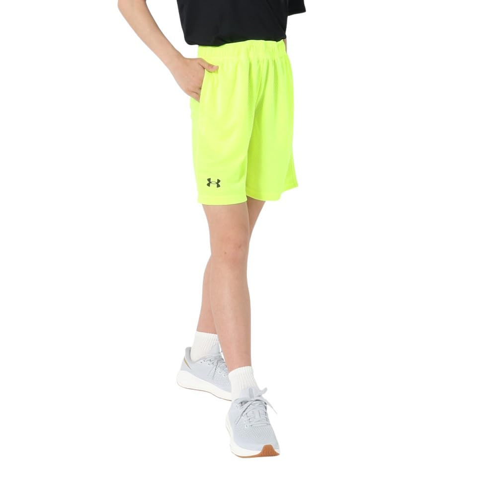 Under Armour Boys Tech Mesh Shorts, (731) High Vis Yellow / / Black, Small