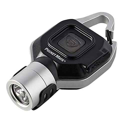 Streamlight 73300 Pocket Mate 325-Lumen Keychain/Clip-on USB Rechargeable Flashlight, Silver