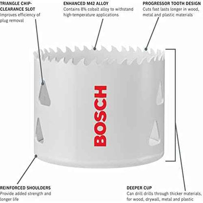 BOSCH HBT063 5/8 in. Bi-Metal T-Slot Hole Saw