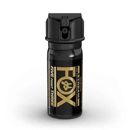 ACK, LLC Fox Labs 1.5 Ounce 2% OC 5.3-mm Flip Top Stream Pepper Spray, Black