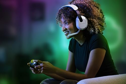 Turtle Beach Stealth 600 Wireless Multiplatform Amplified Gaming Headset for Xbox Series X|S, Xbox One, PC, PS5, PS4, & Mobile – Bluetooth, 80-Hr Battery, Noise-Cancelling Mic – White