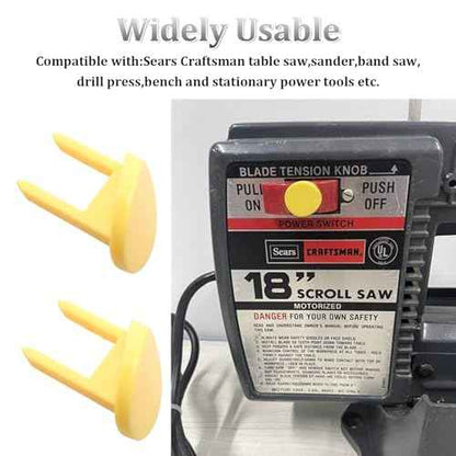 60256 Round Safety Switch Keys for Sears Craftsman Table Saw,Sander,Band Saw,Drill Press Power Tools,4 pcs