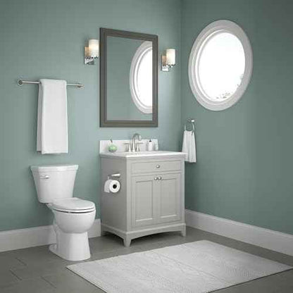 Delta Faucet Becker 3-Piece Bathroom Set, SpotShield Brushed Nickel, 18"/24" Towel Rack, Toilet Paper Holder, Ring BCK63-DN