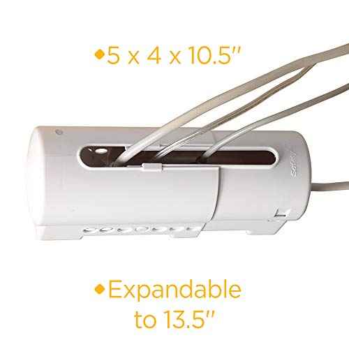 Safety 1st Power Strip Cover 2 Count (Pack of 1), White