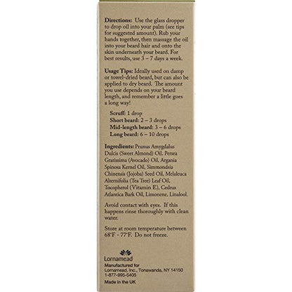 Brisk Beard Grooming Oil Liquid, Citrus for Beard Hair, 1.7 Oz