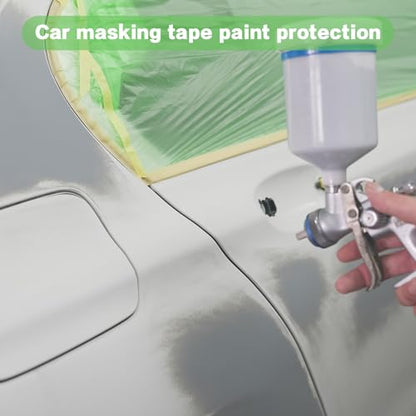 Pre-Taped Masking Film for Painting 44 in x 65 ft Painters Plastic Roll Painters Plastic with Tape£¨1Rolls£©