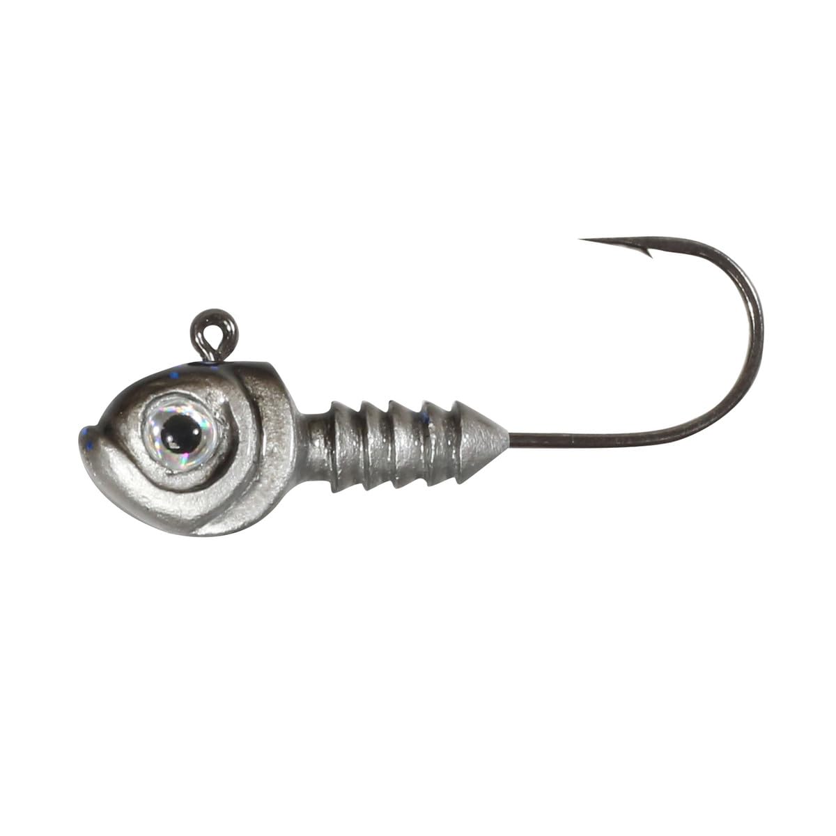 Northland Fishing Tackle Smeltinator Jig Head, Premium Bass Fishing Lure for Swimbaits & Plastics, 3 Pack - 1/4 Oz, Ralphs Smoke, 1/0 Hook