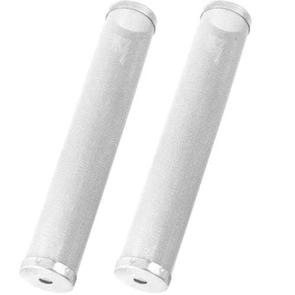 2pcs Fluid Manifold Filter, #730-067 60 Mesh Manifold Filter, Stainless Steel Parts Compatible with Most Airless Paint Sprayer- Silver