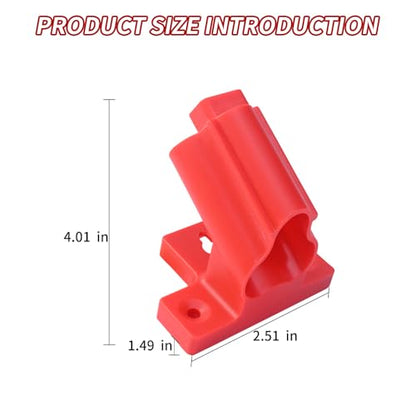 12 Pack Tool Holder for Milwaukee Drill M12 12V,Wall Mount Plastic tools Storage with 32 Screws for Power Tool Storage