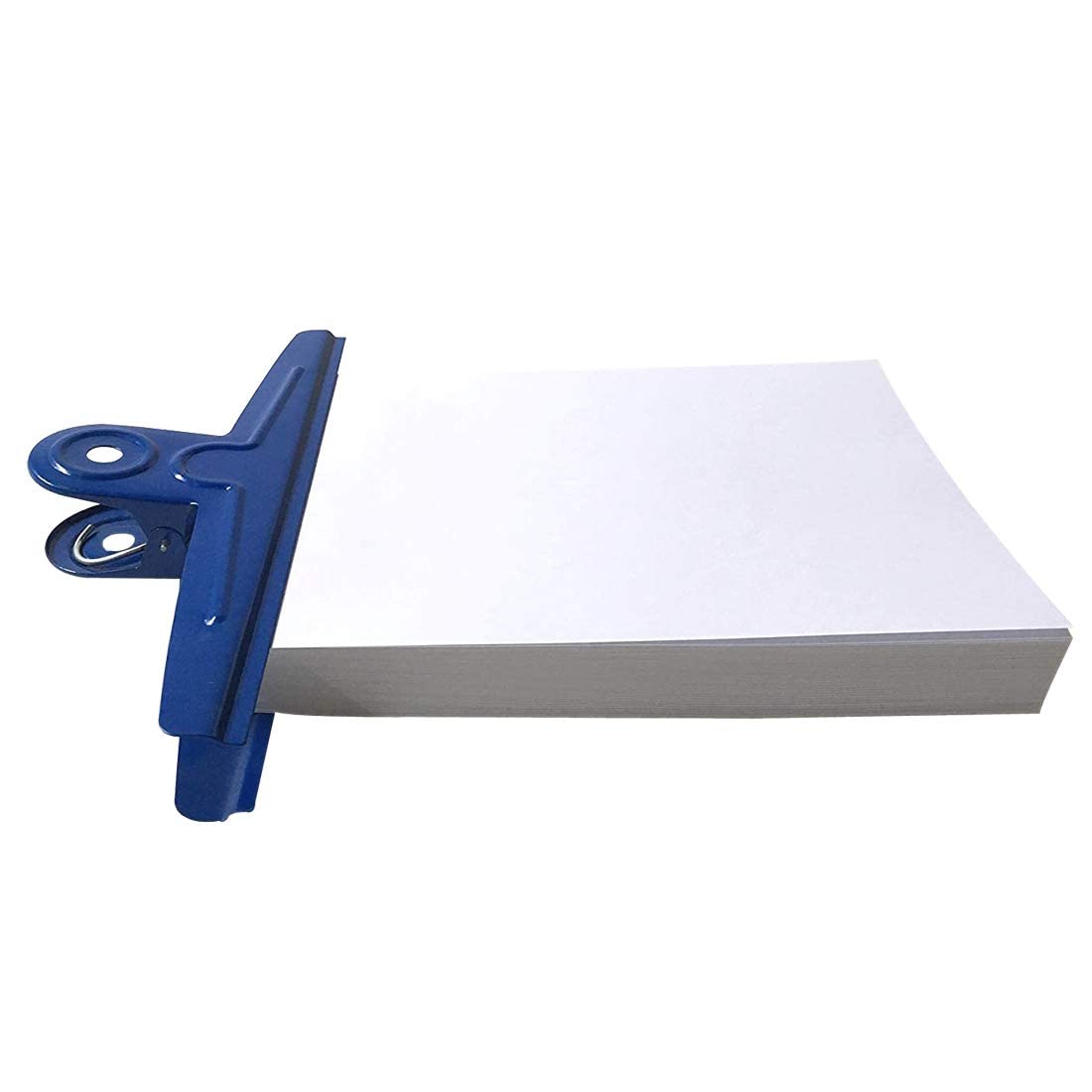 GUKBIAY Extra Large Bull Clips 2 Pack 12 Inch Blue Jumbo Stainless Steel Clips Paper Clamps Holder for Drawing Board Poster Clamping Bag