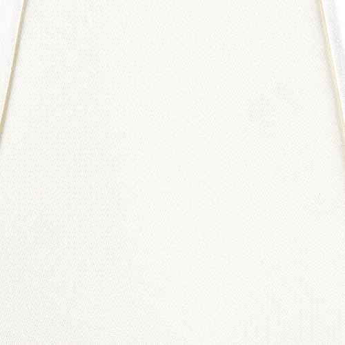 GO&SO Square Cut Corner Lampshades Set of 2, 8x14x11 Inch Medium Table Lamp Shades Cream-Yellow, Natural Fabric Handcrafted, Easy Assembly,Bell Lamp Shade for Floor Lamps Replac for Living Room