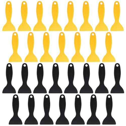 30 PCS Plastic Spatula Plastic Scraper Resin Scraper for Wall Air Bubble Remover Sticker Installation Spackling Patching Decal Wallpaper