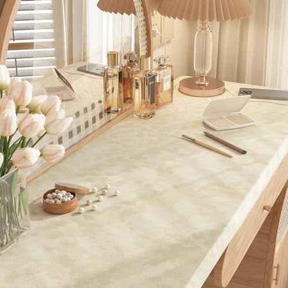 Stickyart Beige Velvet Wallpaper Peel and Stick Felt Cream Contact Paper Removable Velvet Textured Wallpaper Modern Self Adhesive Felt Liner Paper for Jewelry Box Craft Bedroom Accent Wall 12"x80"
