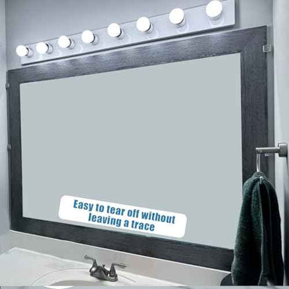 32.8 Feet Peel and Stick Dark Gray Wood Grain 10M Wallpaper Border Removable PVC Waterproof Wallpaper,Bathroom Mirror Frame Border Sticker Wall Decer (1.97inch)