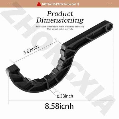 Heavy Duty Upgrade Salt Water Chlorinator Pool Tool Wrench Compatible with Hayward Turbo Cell, GLX-Cell 2¡È Union - for Most 1998-Up Chevy and GMC Trucks (15 Pads)
