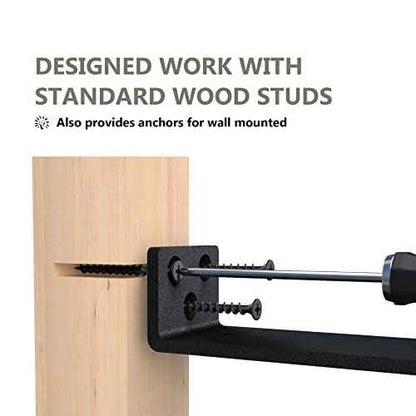 10 Inch Floating Shelf Brackets, Heavy Duty Hidden Bracket for Wall, Mantel, Bookshelves, Black Powder Coated Steel, 12-Pack