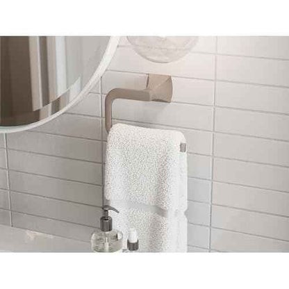 Pfister Bruxie 3-Piece Bathroom Hardware Set with Towel Bar, Towel Ring, and Toilet Paper Holder, Wall-Mounted, Spot Defense Brushed Nickel Finish, BTBBIE3GS
