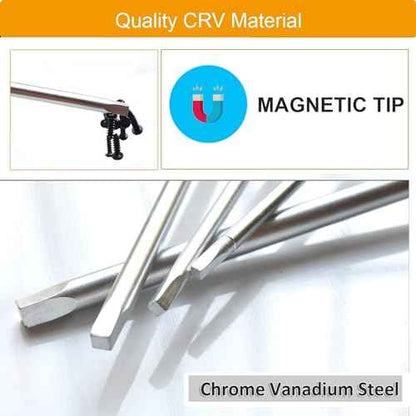 Square Head Screwdriver Set 4 Sizes SQ0 SQ1 SQ2 SQ3 Square Screwdriver Tool Kits Magnetic Tips