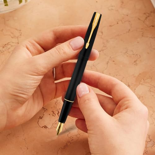 Parker Frontier Matte Black GT Fountain Pen - Fine Nib