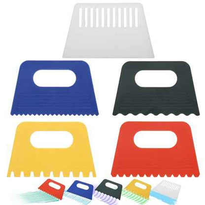 5 PCS Textured Art Tools, Plastic Paint Putty Scraper, Textured Art Supplies Scrapers, Texture Tool for DIY Graffiti Oil Painting, Drawing Plaster Texture Tools