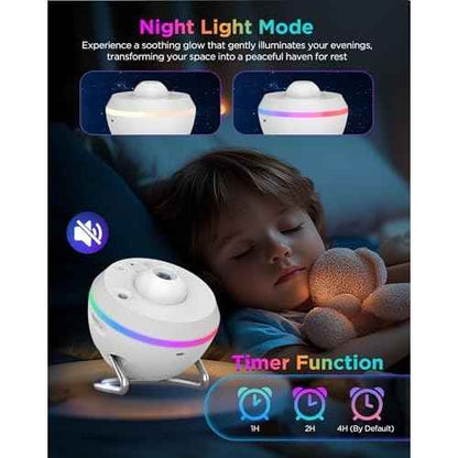 Galaxy Projector, 13 in 1 HD Planetarium Galaxy Star Projector for Bedroom, Star Projector Galaxy Light with Timer, Meteor & RGB Lighting Effects, Galaxy Light Projector for Kids, Adults
