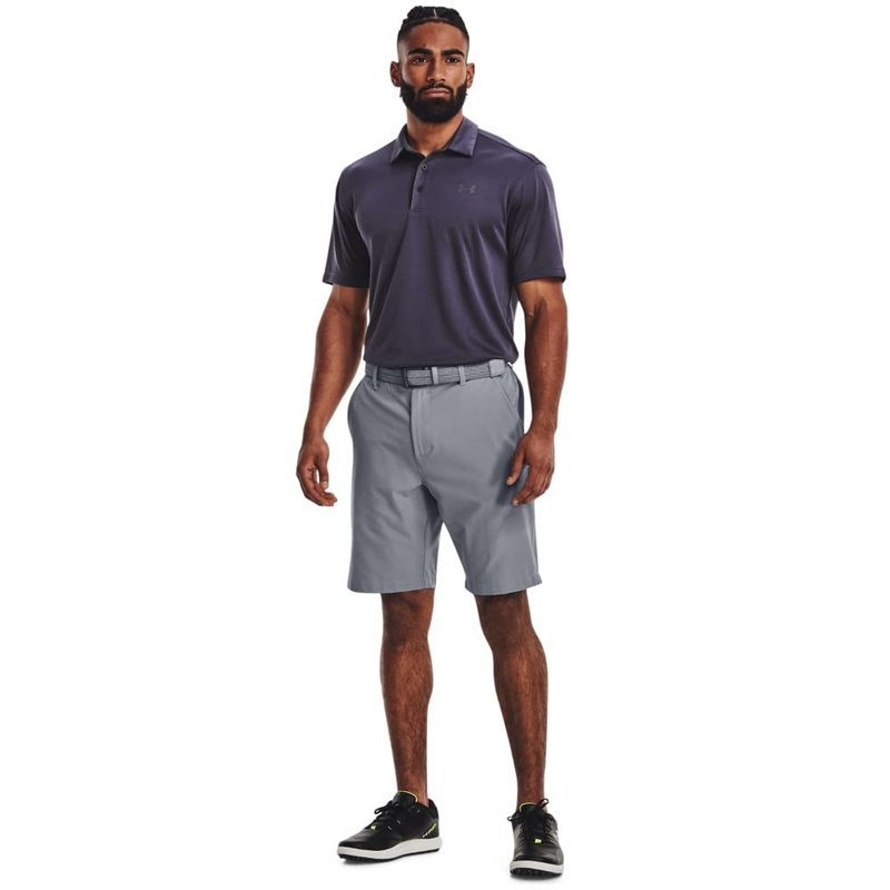 Under Armour Men's Tech Golf Polo, (559) Tempered Steel/Pitch Gray/Pitch Gray, 3X-Large