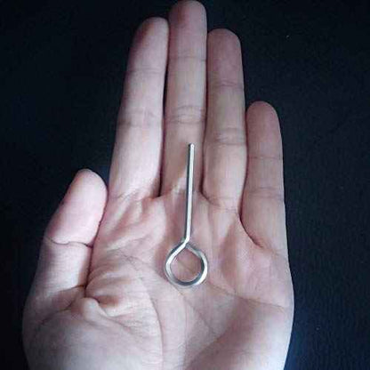 3/32¡± Hex Key Dogging Key Allen Key with Full Loop, Allen Wrench Door Key, Solid Metal ? 10 Packs
