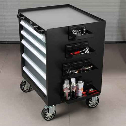 Mayouko 4PCS Magnetic Tool Parts Tray Shelf Set, Magnetic Storage for Toolbox, Tool Box Accessories for Van Workshop, Garage,Toolbox, Tool Chest, 6",8",10",12" Magnetic Tray