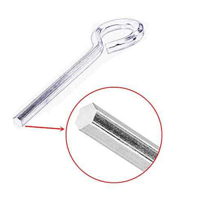 5/32¡± Standard Hex Dogging Key with Full Loop, Allen Wrench Door Key for Push Bar Panic Exit Devices, Solid Metal