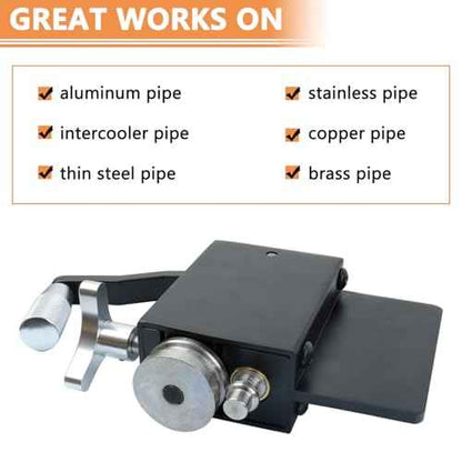 Tube Pipe Bead Roller Tool, Bead Roller Intake and Intercooler Piping Fits 5/8" aluminum