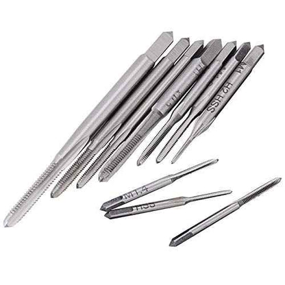 Yakamoz 10pcs Micro Taps Bits Mini Machine Screw Drill Tap Set Metric Thread Screws Plug Bit Small Tapping Bits Tool