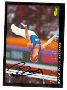 212351 USA Olympic Gymnastics 1992 Classic No. 29 Bart Conner Autographed Trading Card