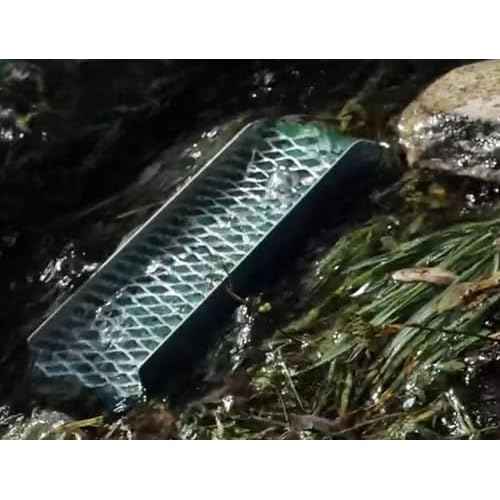 Sluice Fox Pocket Gold Sluice Box - 12 inch Portable Aluminum Alloy Mini Sluice Box with Miner's Moss and V Matting - Prospecting Sluice for panning Tool Kits