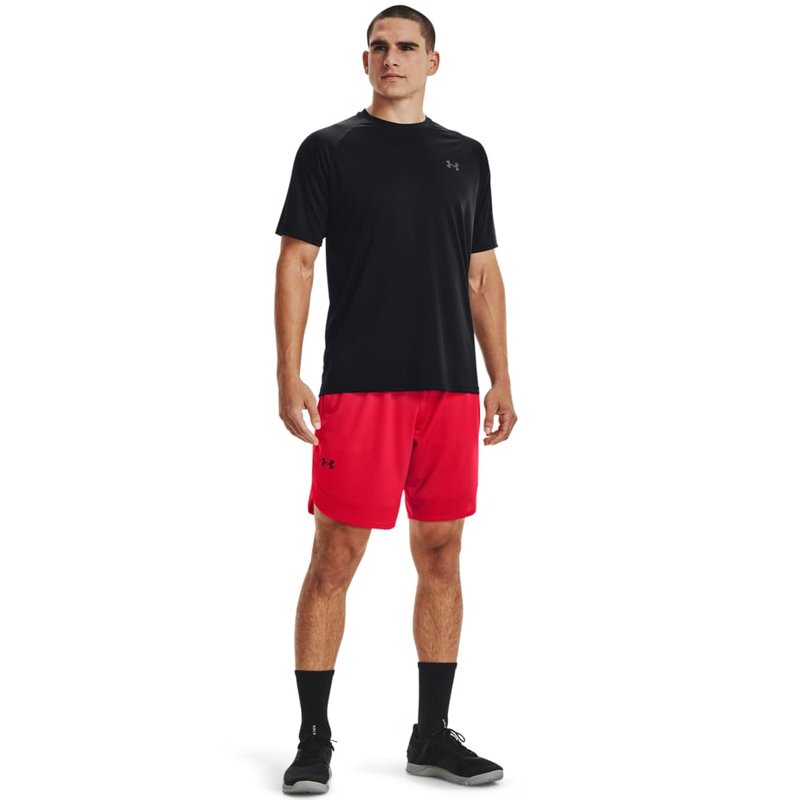 Under Armour Men's Velocity 2.0 Short Sleeve T Shirt, (001) Black / / Pitch Gray, X-Large