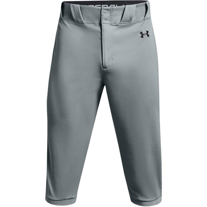 Under Armour Men's Gameday Vanish Knicker 21 Pants, Baseball Gray (080)/Black, XX-Large