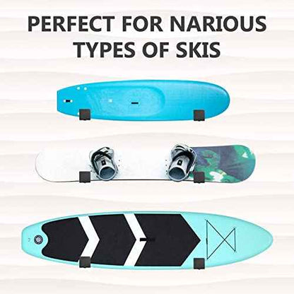Alpinista Snowboard Wall Mount Display, Solid Aluminum Snowboard Mount Wall for Home and Garage Snowboard Storage and Surfboard