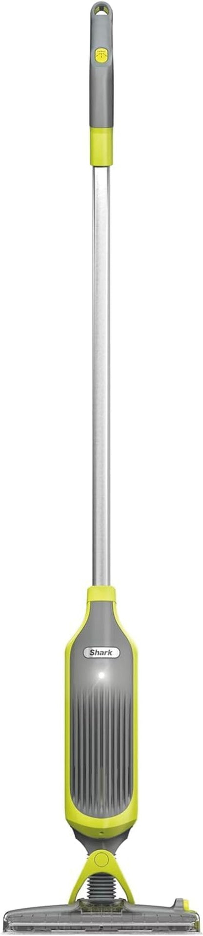 SHARK VM200 VACMOP Cordless Multi Surface Hard Floor Tile Wood Lightweight Floor Cleaner Vacuum Mop with (2) Disposable Pad, (1) Cleaning Solution Included, Light Gray/Green (Renewed)