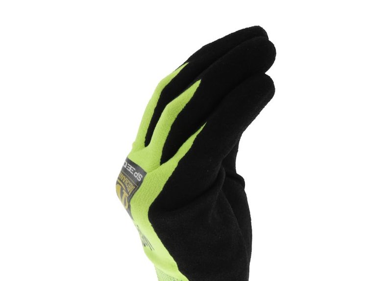 Mechanix Wear Hi-Viz SpeedKnit Utility Work Gloves - High-Visibility Coated-Knit Work Gloves - Abrasion Resistant - Oil-Resistant Micro Foam Grip - Machine Washable - Yellow - Small/Medium - 12 Pack