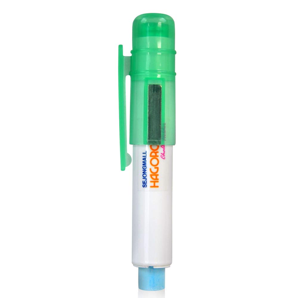Hagoromo Chalk Holder with Magnet Attached [Green Cap and Chalk]