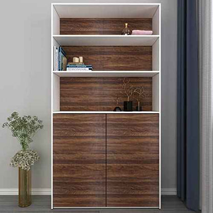 Decotalk Wood Contact Paper Wood Grain Contact Paper for Countertops Walnut Wood Countertop Vinyl Wrap Peel and Stick Wallpaper Dark Brown Wood Self Adhesive Contact Papers for Cabinets 12x120 inch