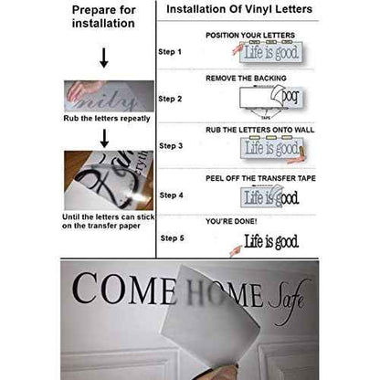 Outdoor Indoor 7" x 3.5" Black - Enter & Exit Door Sign - Gloss Back Adhesive Vinyl Sticker Decal, Die Cut Modern Art Script Graphics Lettering, No Background - for Business Store, Shop, Cafe, Office