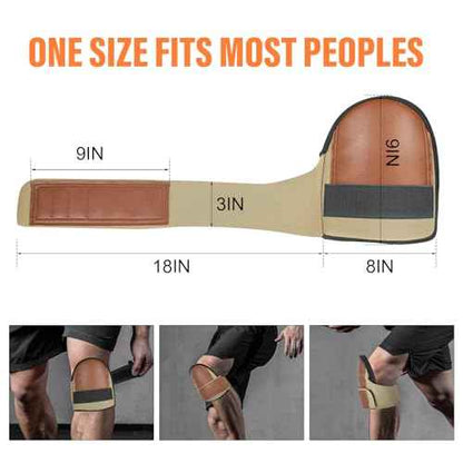 Safety Knee Pads for Work Super Soft Leather Knee Protector For Construction, Garden, Clean, Floor and Garage, Large Size in Pairs (Dark Khaki)