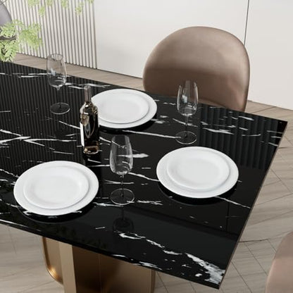 Black Marble Peel and Stick Wallpaper - Black Contact Paper Granite Wallpaper for Kitchen & Bathroom | Self-Adhesive, Waterproof, Removable (15.7"x118")