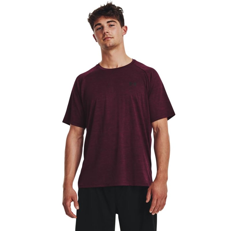 Under Armour Men's Tech 2.0 Short-Sleeve T-Shirt, (603) Dark Maroon / / Black, X-Large Tall