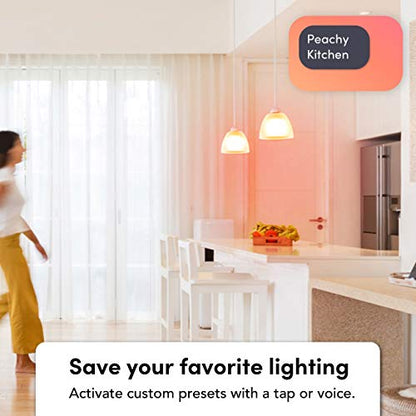 LIFX Color, A19 800 lumens, Wi-Fi Smart LED Light Bulb, Billions of Colors and Whites, No Bridge Required, Compatible with Alexa, Hey Google, HomeKit and Siri (2 Pack)